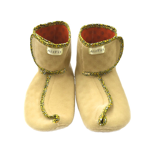 Air Fit® ルームシューズ（ブラック/ベージュ） 蓄熱 保温