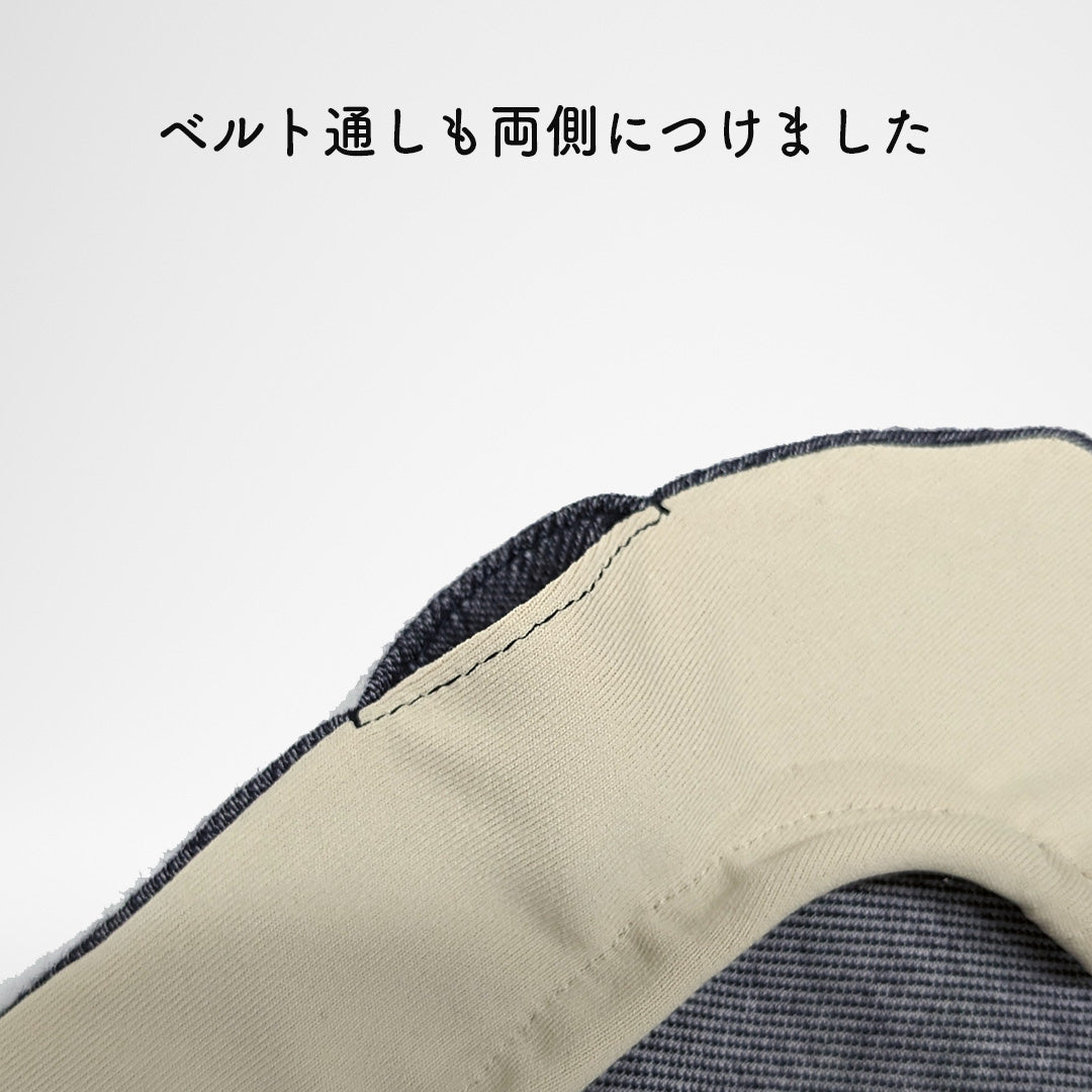 のびる消臭ストーマパウチカバー リバティプリント（前あきゴムストッパータイプ） かんたん着け外し 軽量 伸縮素材 洗濯可 消臭効果持続