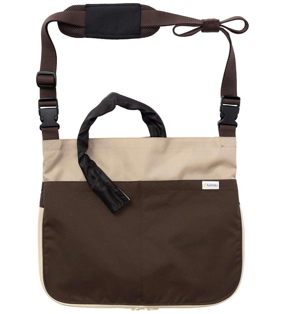 導尿・採尿バッグのための消臭カバー V2 日本製 肩掛け ショルダー 丈夫 消臭 抗菌 軽量  （ホースカバー約50cm付き）