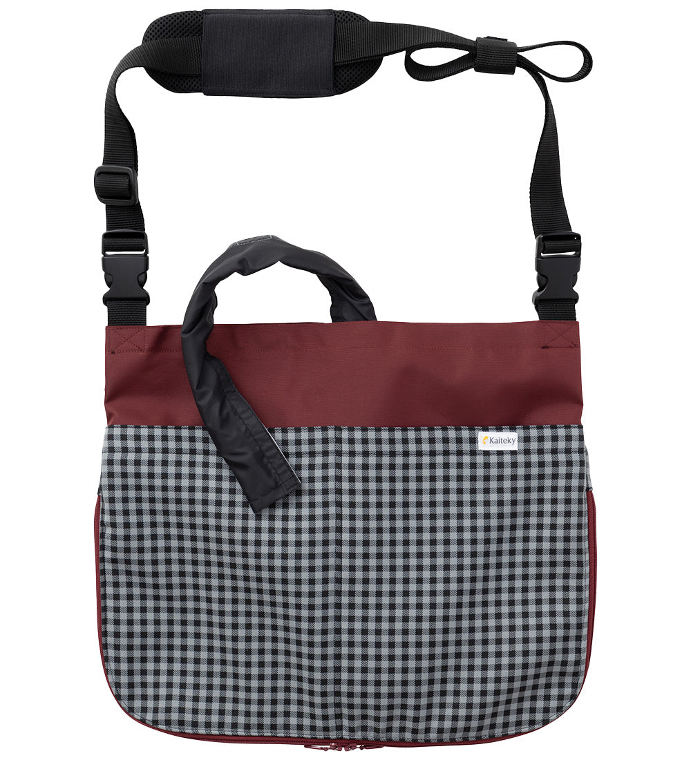 導尿・採尿バッグのための消臭カバー V2 日本製 肩掛け ショルダー 丈夫 消臭 抗菌 軽量  （ホースカバー約50cm付き）