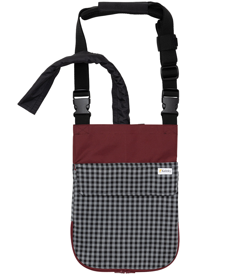 導尿・採尿バッグのための消臭カバー 縦型 日本製 肩掛け ショルダー 丈夫 消臭 抗菌 軽量 （ホースカバー約50cm付き）