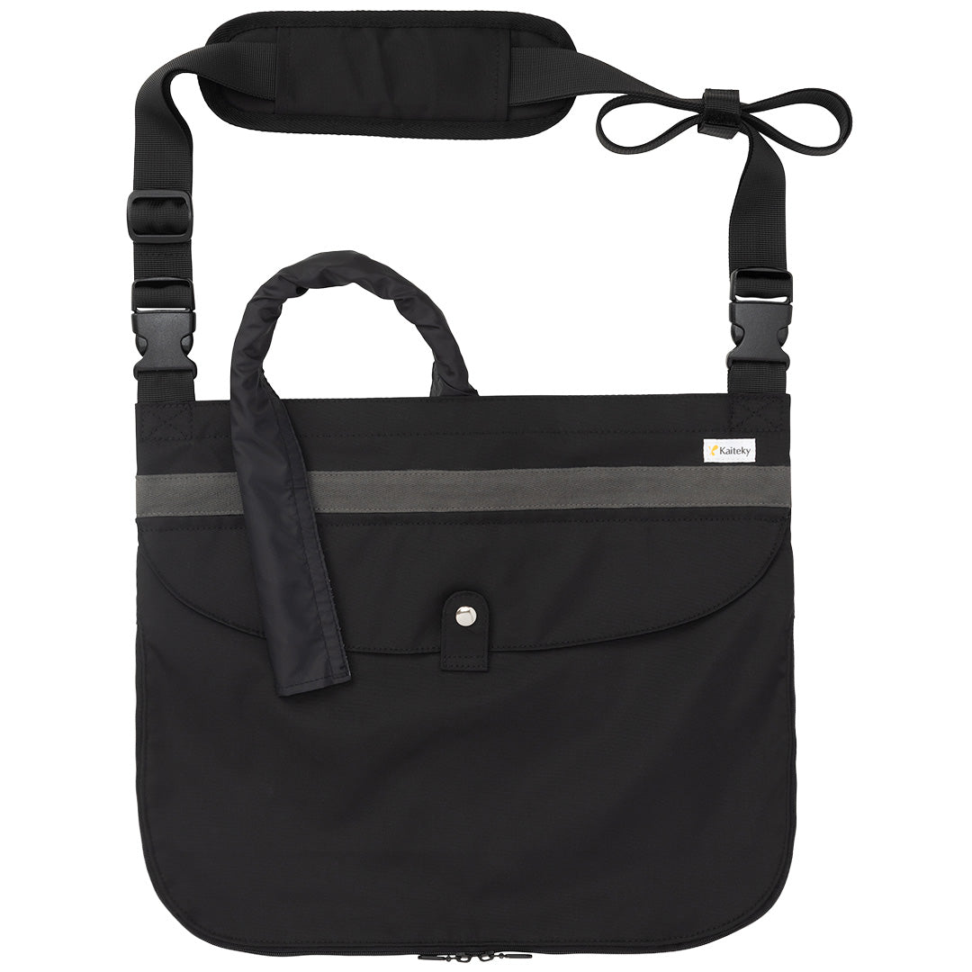 導尿・採尿バッグのための「撥水」カバー 肩掛け ショルダー 丈夫 消臭 軽量 （ホースカバー約50cm・簡易消臭機能付き）