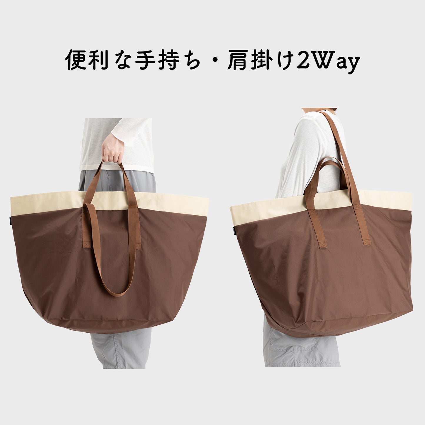 消臭抗菌 1Weekため置きランドリーバッグ72L 日本製 軽量 防臭 蓋つき 消臭効果持続 大容量 （約50cm×約45cm×約32cm）